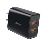 Baseus 18W Speed Mini QC Dual U Quick Charger