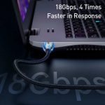 Baseus Horizontal 4K 2M HDMI Braided Cable - Image 5