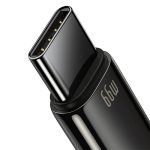 Baseus Tungsten Gold 66W Fast Charging USB to Type-C Cable - Image 3