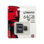 Kingston Class 10 64GB microSD Memory Card