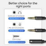 JOYROOM SY-A05 Headphone Female to 2 Male Y-Splitter Audio Cable - Image 2
