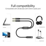 JOYROOM SY-A05 Headphone Female to 2 Male Y-Splitter Audio Cable - Image 3