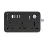 LDNIO SC3412 3 Power Socket + 20W USB-C PD + 3 USB QC3.0 Extension Power Cord - Image 2