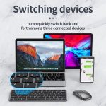 CoTEetCI Dual Mode Bluetooth Wireless Mouse and Keyboard Combo - Image 4