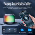 Joyroom JR-ML03 Transparent Bluetooth Wireless Speaker with Light - Image 4