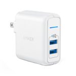 Anker PowerPort Elite 2 24W Dual Port Wall Charger