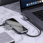 Baseus Mirror Series 7-in-1 Type-C to USB 3.0*3+HDMI+SD/TF+PD Hub Adapter - Image 3