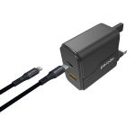 Porodo PD and QC 18W Wall Charger with Braided Type-C to Lightning Cable - Image 2