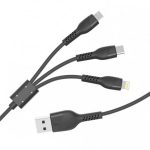 Porodo 1.4M 3-in-1 Lightning, Type-C and Micro USB Cable - Image 2