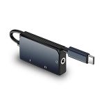 WiWU LT02 Pro Type-C to Type-C + 3.5mm Audio Adapter - Image 2