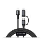 Baseus Twins 2-in-1 Type-C to Type-C PD + Lightning Cable
