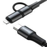 Baseus Twins 2-in-1 Type-C to Type-C PD + Lightning Cable - Image 3