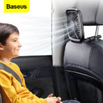 Baseus Foldable Vehicle Mounted Backseat Fan - Image 5