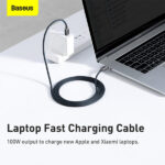 Baseus Crystal Shine Series 100W Fast Charging Type-C to Type-C Cable - Image 2