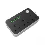 LDNIO SC3604 3 Power Socket + 6 USB Extension Power Cord - Image 3