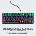 Armaggeddon SMK-2C PsychFalconet Low-Profile Mechanical Gaming Keyboard - Image 4