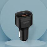 Green Lion Compact Dual Port 20W USB + Type-C Car Charger with Type-C to Lightning Cable - Image 2
