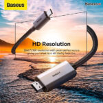 Baseus High Definition Series Graphene Type-C to HDMI 4K Adapter Cable - Image 5