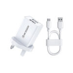 WK WP-U119 Upine Series 10W Dual USB Charger with USB to Type-C Cable