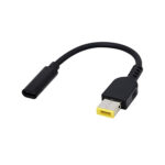 Type-C PD Female Input to Lenovo Slim Tip Power Charging Cable Adapter