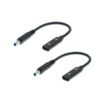 Type-C PD Female Input to HP Blue Tip Charging Cable Adapter - Image 2