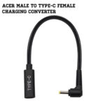 Type-C PD Female Input to Acer 5.5×1.7mm DC Tip Power Charging Cable Adapter - Image 2
