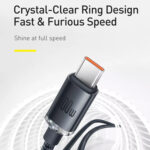 Baseus Crystal Shine Series 100W Fast Charging USB to Type-C Cable - Image 3