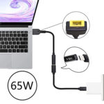 Type-C PD Female Input to Lenovo Slim Tip Power Charging Cable Adapter - Image 4