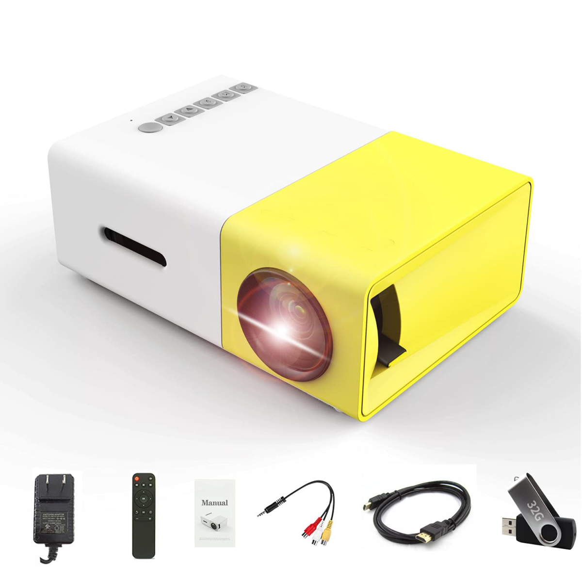 YG300 Remote Control LED Projector - Image 2