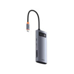 Baseus Metal Gleam Series 7 Port USB 3.0 x 3 + HDMI x 1 + PD 100W x 1 + SD x 1 + TF x 1 Hub Adapter - Image 3