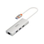 Baseus Portal Joy Series 4 in 1 USB 3.0 x 3+ RJ45 x 1 USB-A Hub Adapter