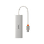 Baseus Portal Joy Series 4 in 1 USB 3.0 x 3+ RJ45 x 1 USB-A Hub Adapter - Image 2