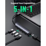 UGREEN 20197 5-in-1 USB-C Multifunction Adapter - Image 2