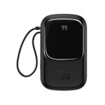 Baseus Qpow Pro Digital Display 20W Quick Charge 10000mAh Power Bank with Lightning Cable