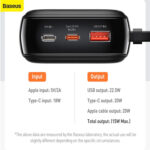Baseus Qpow Pro Digital Display 20W Quick Charge 10000mAh Power Bank with Lightning Cable - Image 4