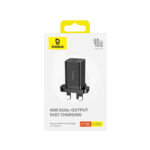 Baseus GaN5 Pro 40W C+C Dual Output UK 3 Pin Fast Charger - Image 4