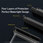 Baseus AquaGlide IPX-8 Mobile Phone Waterproof Bag With Slide Lock - Image 4