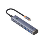 Baseus UltraJoy Series 6 Port USB3.0 x 2 + USB-C3.0 x 1 + USB2.0 x 1 + HDMI x 1 + USB-C PD 100W x 1 USB-C Hub Adapter