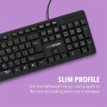 Alcatroz KB1000 Silent Multimedia USB Wired Keyboard - Image 2
