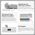 Redragon FIZZ K617 RGB Mechanical USB-C Wired Gaming Keyboard - Image 4