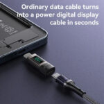 Yesido GS24 100W USB-C to USB-C Digital Display Charging Adapter - Image 2