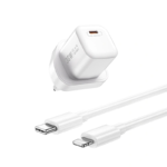 WIWU WI-U006 Nano 30W PD GaN Fast Charger with USB-C to Lightning Cable - Image 3