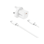 WIWU WI-U006 Nano 30W PD GaN Fast Charger with USB-C to Lightning Cable - Image 2