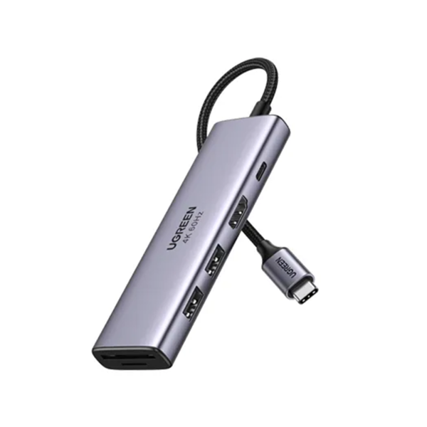 UGREEN 60384 6-in-1 USB 3.0 PD 100W Hub Multifunction Adapter