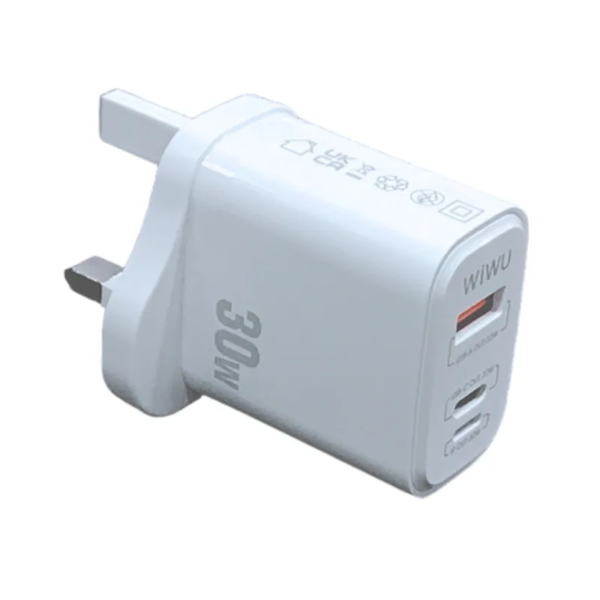 WIWU WI-U021 SiC 30W PD + QC Fast Charger