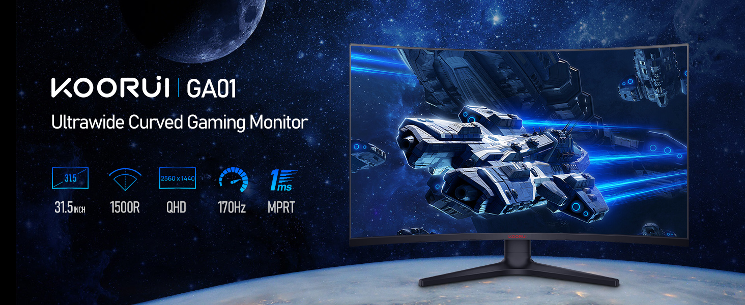 KOORUI 32E6QC 31.5Inch 170HZ