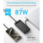 20,000mAh for Extended Use 87W Power to Share Speedy Cable Charging