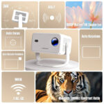 Magcubic L018 Native 1080P 650ANSI 4K Android 11 180° Projector - Image 2