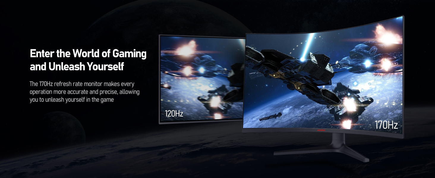 KOORUI 32E6QC 31.5Inch 170HZ