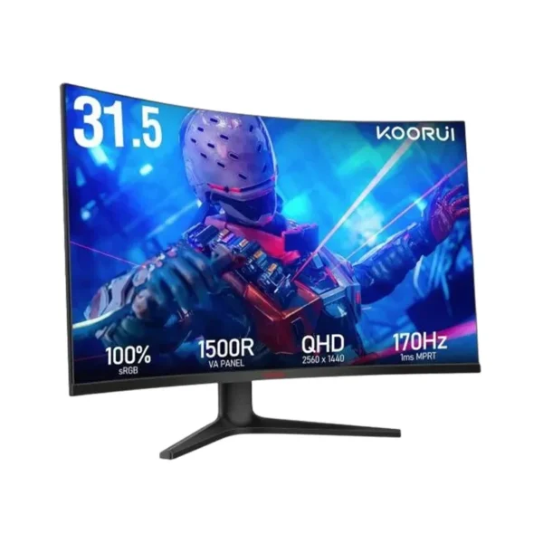 Ultra Wide Curved Monitor 170Hz Refresh Rate Display Frameless Monitor